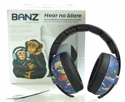 Obrázok produktu pre BANZ EM048, Detské, Viacfarebný, Pres hlavu, 26,8 dB