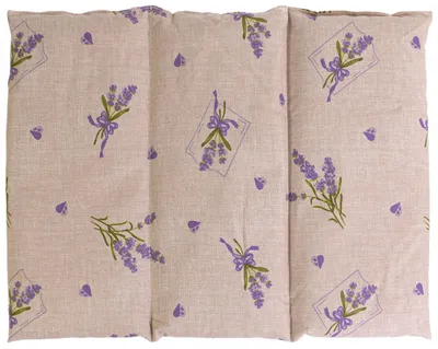 Produktbild von GIRAFFENLAND Leinsamenkissen groß 40x30cm - 3-Kammer - Landhausstil Romantik - Wärmekissen - Körnerkissen