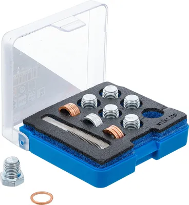 Image de BGS 168 Kit de réparation pour filetage de vidange d'huile, M13x1,25