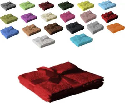 Produktbild von Seiftuch 4er Set 30 x 30 cm Rot
