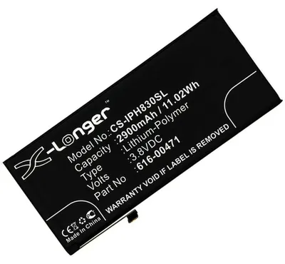 Produktbild von Akku für Apple APN:616-00471 Li-Pol 3,79 Volt 2942 mAh schwarz