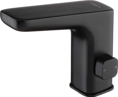 Immagine prodotto di Hiacynth Black - Miscelatore a sensore per lavabo con controllo della temperatura - 6xAA (BQH_N29R)