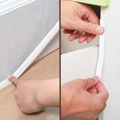 Produktbild von Selbstklebendes Dichtungsband - 12 mm x 3 mm x 15 m - Türen Fenster Schaumstoffdichtung