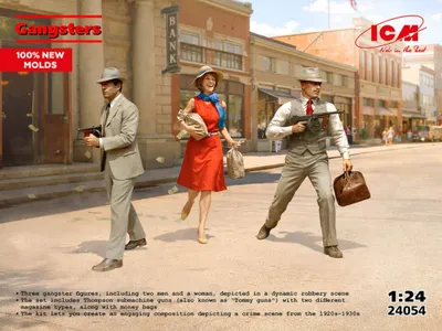 Produktbild von ICM 24054 - 1:24 Gangsters (3 figures) - Neu