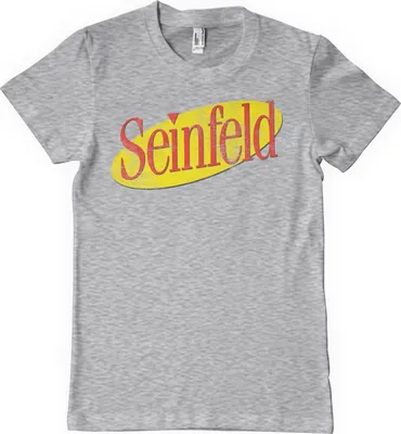 Produktbild von Seinfeld Washed Logo T-Shirt - Medium - HeatherGrey
