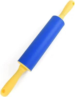 Produktbild von Famanu Silikon-Teigroller 46 cm - Blau