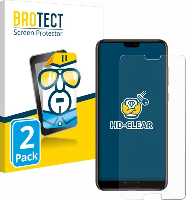Produktbild von 2x Für Huawei P20 Schutzfolie BROTECT Displayschutz Display Schutz Folie Klar Transparent