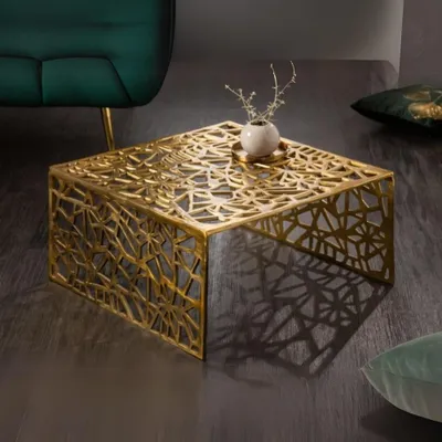 Produktbild von Design Couchtisch RIAS Aluminium ca.60cm gold