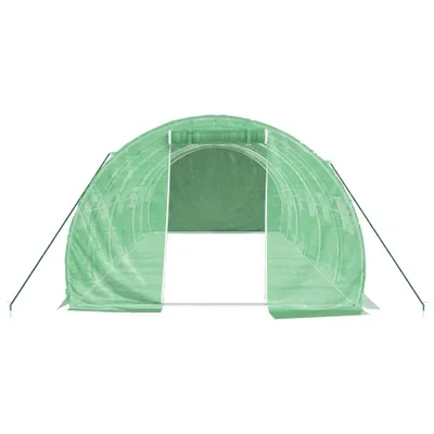 Immagine prodotto di Serra vidaXL con telaio in acciaio, verde, 18 m², 6x3x2 m