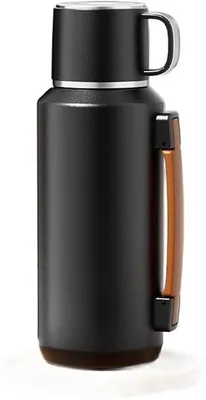 Immagine prodotto di Tazza termica in acciaio inossidabile 316, tazza in acciaio inossidabile (nera, 800 ml)