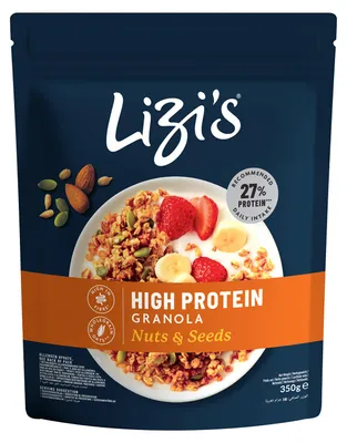 Produktbild von Lizi's Granola High Protein Nuts & Seeds 350g