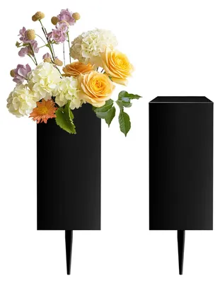Immagine prodotto di Set di 2 vasi funerari con picchetto per essere conficcati nel terreno, ideali per commemorare