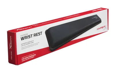 Produktbild von HyperX HX-WR, Schwarz, Gel, Memory-Schaum, Gummi, China, 457 mm, 88 mm, 22 mm