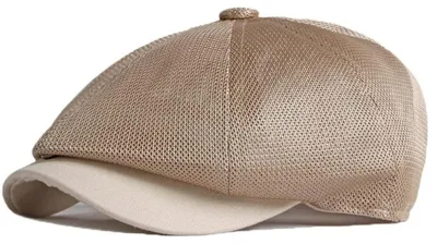Immagine prodotto di Cappello da baseball da uomo, modello estivo, in rete traspirante, color kaki, taglia unica