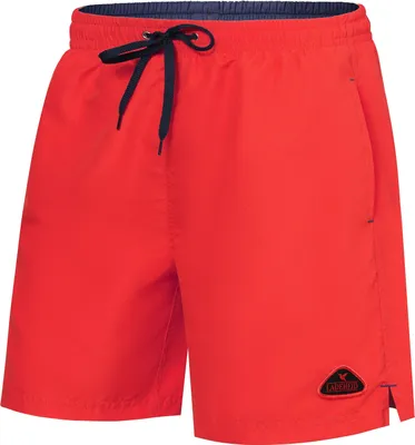 Produktbild von Ladeheid Herren Badehose Badeshorts Beachshorts Schwimmhose LAZA1002 (Rot Marineblau, S)