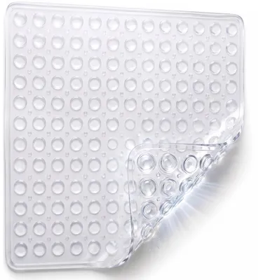 Produktbild von SilverRack - rutschfeste Duschmatte 53x53 cm - BPA-frei - Kinderduschmatte - maschinenwaschbar & schimmelresistent