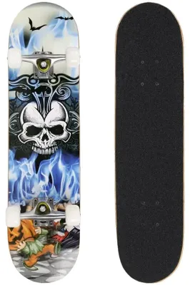 Zdjęcie produktu dla Deska skateboardowa, długość 79 cm, udźwig 100 kg, typ z podwójnym wygięciem, 9 warstw klonu, przeznaczona dla dzieci