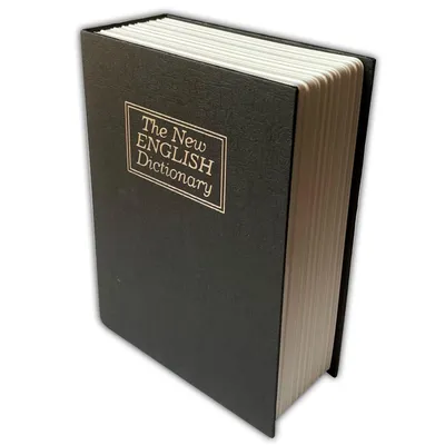 Produktbild von Büchersafe Buchattrappe bordeaux | Geldkassette Buch Attrappe Inkl. Schlüssel | Buchsafe Bücher Safe | Buchtresor Wörterbuch Geheimsafe