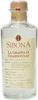 Produktbild von Sibona La Grappa di Chardonnay 500ml 40% Vol.