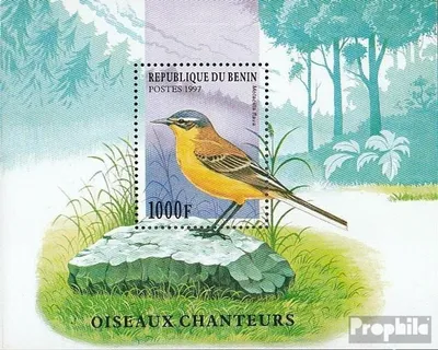 Produktbild von Briefmarken Benin 1997 Mi Block31 (kompl.Ausg.) postfrisch Singvögel