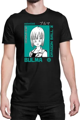 Immagine prodotto di Maglietta da uomo Dragon Anime Manga Ball Z Bulma 01, Man L , Noir