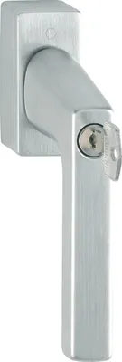 Produktbild von HOPPE Fenstergriff DALLAS - Secustic mit Sperrzylinder, VK 7 x 32-42 mm, verchromt matt