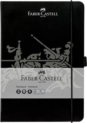 Immagine prodotto di Faber-Castell 10020500 FABER-CASTELL Notizbuch, DIN A5, kariert, schwarz