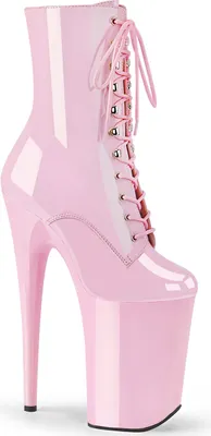 Produktbild von INFINITY-1020 Damen Booties von Pleaser, Rosa  , EU 38, US 8
