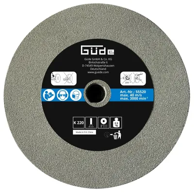 Produktbild von GÜDE Schleifscheibe Ersatzscheibe 200x40x20mm K220 für Nassschleifer GNS 200 VS