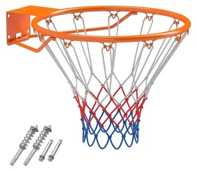 Immagine prodotto di Canestro da basket da interno - Anello da 45 cm, montaggio a parete, arancione