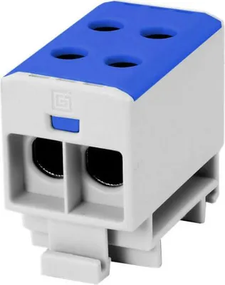 Produktbild von Doppelschienenverbinder blau 2 x 2,5-35mm Morek MAA2035B10