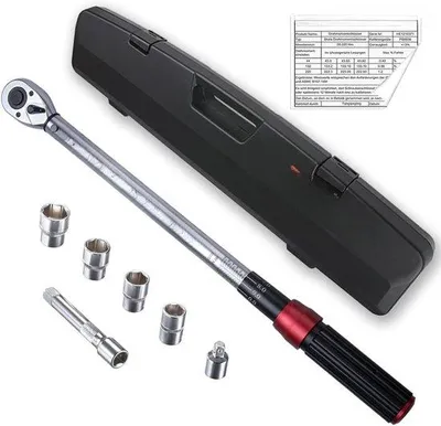 Immagine prodotto di Chiave dinamometrica per auto - Chiave dinamometrica - Utensile per auto - Chiave dinamometrica - Set di chiavi a bussola