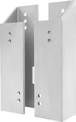 Produktbild von Jackplate für Außenborder - Manuell Kurzspiegel - Aluminiumlegierung - Stärke 10 mm - Loch Ø12,6 mm - Größe 10×10×38,5 cm - Wasserjet-Umrüstung - Silber