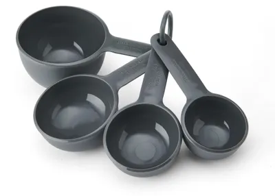 Produktbild von KitchenAid KQG058OHCGG 4-teiliges Messbecherset Anthrazitgrau Spülmaschinenfest