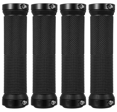 Produktbild von Fahrrad Lenkergriffe 2 Paar MTB Ergonomisch Rutschfest Gummi 22mm Schwarz
