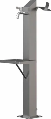 Produktbild von Four & More Designer Wasserzapfsäule V4A / 316 Edelstahl Modell "LEILANI"