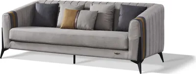 Produktbild von Sofagarnitur Wohnlandschaft Sofas Couchen Polster Stoffsofa 3+1 Sitzer Gruppe
