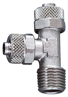 Produktbild von Riegler L-Einschraubverschraubung, R 3/8 a., für Schlauch 12/10, MS vern.