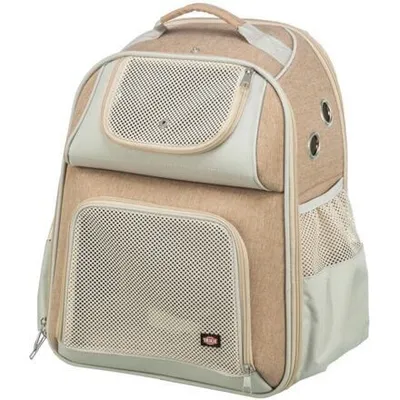 Produktbild von Trixie Batoh WILLOW, 38 × 25 × 45 cm, do 7 kg, nylon, béžová/hnědá