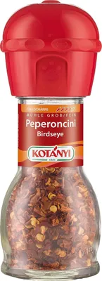 Produktbild von Kotanyi Peperoncini Birdseye Chili Mühle grob und fein Gewürz 24g