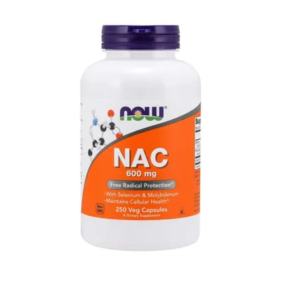 Productafbeelding van NOW Foods Dietary supplements Nac 600 MG, BI5096