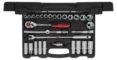 Immagine prodotto di KS TOOLS 1/2" CHROMEplus set di chiavi a bussola 30 pz - 918.0830