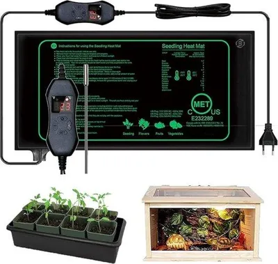 Obrázok produktu pre Vyhrievacia podložka pre rastliny 25 x 52 cm, 50 W, vodotesná