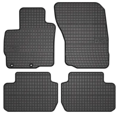 Produktbild von Gummi-Fußmatten für Mitsubishi Outlander III 2012-2022 (SUV) – 4-tlg, Schwarz, passgenau – Wielganizator SolidPRO