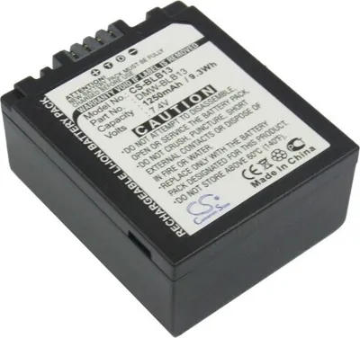 Image de TECHTEK Batterie compatible avec [Panasonic] Lumix DMC-G1, Lumix DMC-G1 SLR, Lumix DMC-G10, Lumix DMC-G10K, Lumix DMC-G1A, Lumix DMC-G1K, Lumix DMC-G
