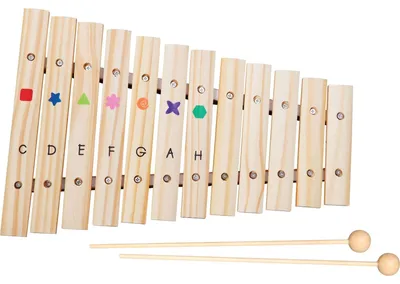 Produktbild von Holz Xylophon Spielzeug mit 12 Tönen für Kinder