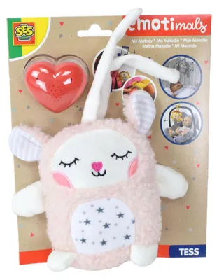 Immagine prodotto di peluche Tess Emotimals 30 x 20 cm rosa/bianco
