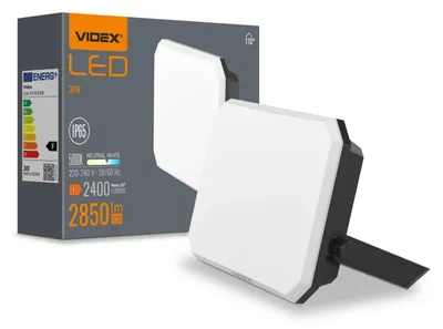 Immagine prodotto di Proiettore a LED VIDEX F3 30W 5000K Nero Proiettore per esterni IP65