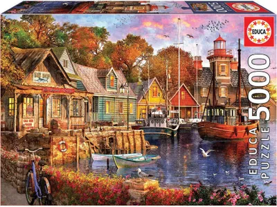 Zdjęcie produktu dla Educa - Wieczór w porcie puzzle 5000 elementów