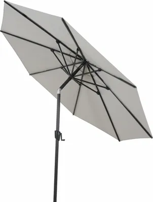 Produktbild von Siena Garden Bosco Mittelstockschirmanthrazit/hellgrauØ 300 cm Gestell Aluminium anthrazit